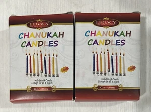 2 Schachteln Chanukka Kerzen, Legacy Fine Gifts und Judaica, 44 Kerzen pro Box - Bild 1 von 1