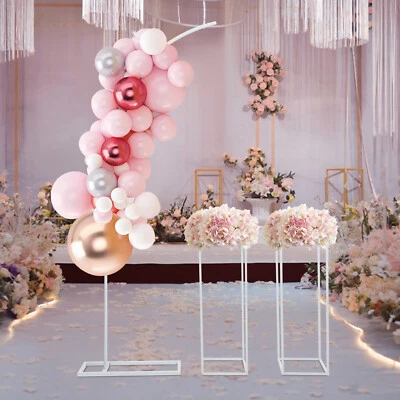 Ballon Stand+2Flower Stands Arch Backdrop Stand for Parties Wedding Flower Stand - Image 1 of 4