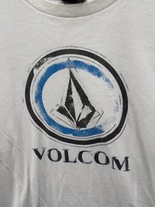 Vintage Volcom Stone Shirt Mens Large White Diamond Logo Y2K Skate - Picture 1 of 7
