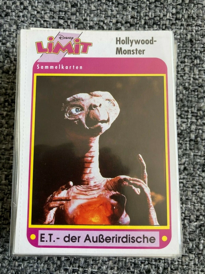 E.T Disney Limit Sammelkarten German Magazine Card Hollywood Monster ET - Image 1 of 1