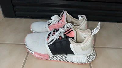 Adidas NMD R1 J White Glory Pink 675001 Athletic sneakers  - Image 1 of 4