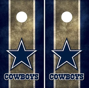 Dallas Cowboys Cornhole Board Decal Wrap Wraps - Picture 1 of 3