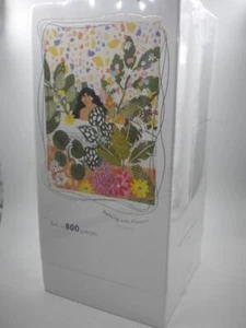 JIGGY - Puzzle für Erwachsene - 800 Teile Baden mit Blumen / versiegelt - Bild 1 von 4