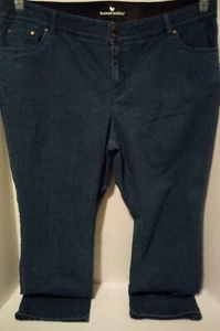 Woman Within 26W Med Wash Straight Stretch Jeans Item 49-6445-8 NEW - Picture 1 of 4