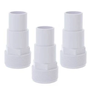 3 Universal Combo Hose Adapters, 1-1/4" or 1-1/2", Fits Above-Ground Pool Pump - Picture 1 of 5