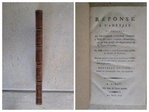 CONSTITUTION CIVILE DU CLERGE : réponse à MAILHE. Oïkie, 1791. - Picture 1 of 18