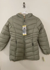 Steve Madden Girl's Small Parka Jacket YOUTH Reversible Hooded Quilted Puffer - Picture 1 of 3