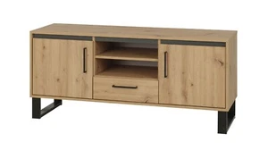 Fernsehschrank NEWADA NW13 Tv-Lowboard 140x61x41cm 2 Türen 1 Schublade Loft - Zdjęcie 1 z 5