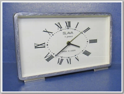 Soviet Vintage Slava Alarm Clock USSR 1980's~Perfect Condition #10724 - Image 1 of 4