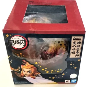 TAMASHII NATIONS Figuarts ZERO Kyojuro Rengoku Flame Breathing Demon Slayer NRFP - Picture 1 of 6