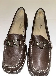 Dockers Cedrak braune Damen-Leder-Loafer Slipper Größe 6M - Bild 1 von 8