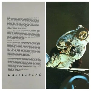 Photo Hasselblad 1969 Appolo IX David Scott / 48,8 cm x 39 cm Publicitaire NASA - Picture 1 of 5