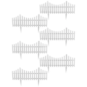 6 Pcs Decorative Small Fence Garden Border Fencing Panels for outside - Picture 1 of 12