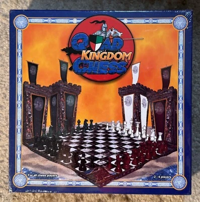 Quad Kingdom Chess The Ultimate 4 Player Chess Game Variant 2005 New Sealed - Image 1 of 3