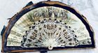 Antique Italian Hand Made 19th Century Fan with Pearl Sticks  XX375