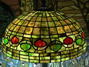 Reproduction Antique Tiffany lampshade( USA tax-exempt.) - Picture 1 of 6