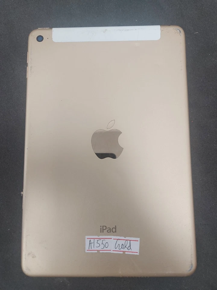 Apple iPad Mini 4 7.9” A1550 WiFi&Cellular Only Gold Colour Rear Housing #59 - Image 1 of 4