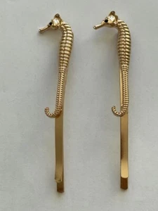 Alfileres de pelo KELA " Sea Horse" color dorado nuevos sin caja envío gratuito - Imagen 1 de 3