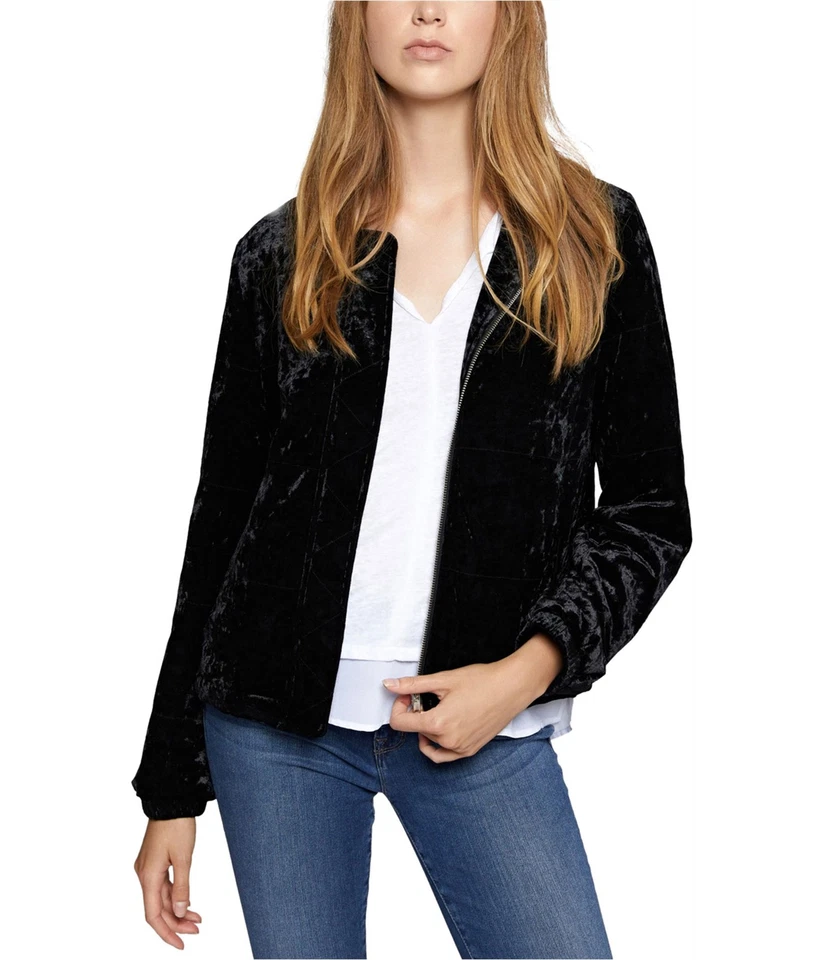 Sanctuary Clothing Womens Velvet Jacket, Black, X-Small - Image 1 of 1