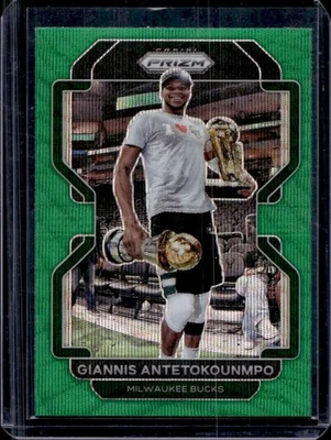 Bucks Prizm Giannis Antetokounmpo Green Wave #1 2021-22 Foto 1 de 2