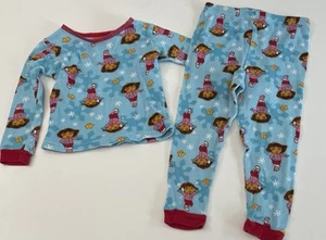 Nickelodeon Dora the Explorer Outfit Girls 4 Vintage Y2K 2009 Shirt and Pants - Picture 1 of 9