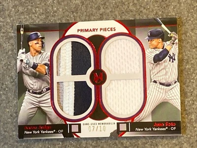 #’d 7/10 Judge * Soto Doble Parche Piezas Primarias 2024 Museo Quad Yankees Foto 1 de 4