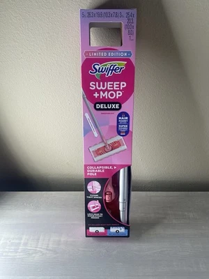 Swiffer Wicked Pink Sweep & Mop Deluxe 2-in-1 Kit Limited Edition LE NEW - Image 1 of 4