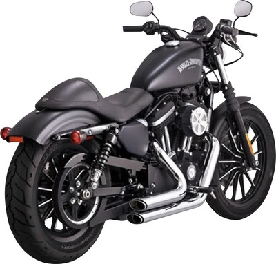 Vance & Hines Chrome Shortshots Staggered Exhaust System (17329) - Image 1 of 4