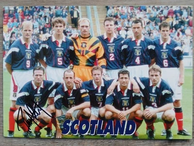 Signed Paul Lambert - SCOTLAND - Football Postcard - Celtic FC - World Cup 1998 - Image 1 of 4