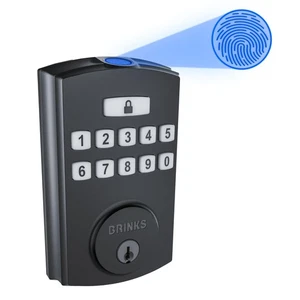 BRINKS Security Door Locks, High-Security Keyless Entry, Smart Electronic Doo... - Picture 1 of 7