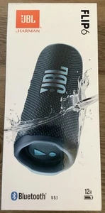 JBL by Harman Flip 6 Blue Portable Bluetooth Speaker AUTHENTIC Water/Dust Proof - Picture 1 of 5