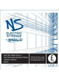 D'Addario NS E-Bass/Cello Single E-Saite, 4/4 Scale, Medium Tension - Bild 1 von 1