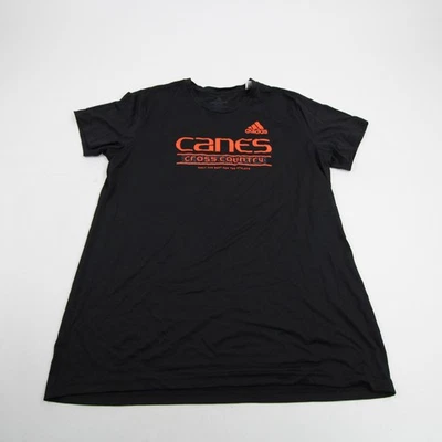 Camisa Miami Hurricanes Adidas Manga Corta Para Mujer Negra Nueva Foto 1 de 4