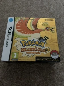 Pokemon Heartgold version Nintendo DS Pal UK Complete In Box Unused Pokewalker - Picture 1 of 10