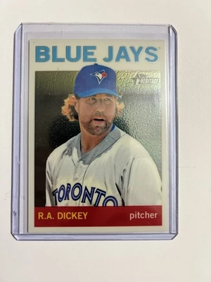 Topps Heritage 2013 - Chrome R.A. Dickey #HC70/999 Foto 1 de 2