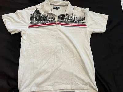 Anchor Blue Shirt Mens Extra Large White Button Up Stylish Comfort Casual - Image 1 of 4