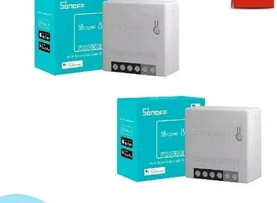 4 PEZZI SONOFF Mini R2 Smart Switch WIFI APP Domotica Ios Alexa Google Home 2025