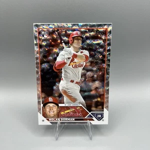 2023 Topps Series 1 #16 Nolan Gorman Rookie RC Super Box Silver Foil Parallel SP - Picture 1 of 2