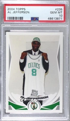 2004-05 Topps Al Jefferson #235 PSA 10 GEM MT Rookie RC - Image 1 of 2