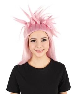 HPO Adult Women's Pink Cosplay Drag Wig| Cosplay and Halloween Wig, HW-7389 - Picture 1 of 10