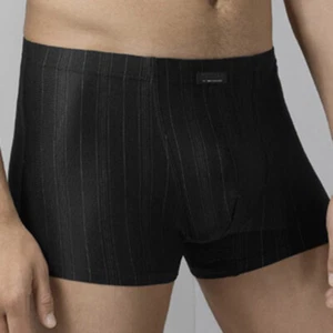 Boxer Pantalon Shorty Hanro Indiana Homme Noir Avec Nadel - Bandes 4043 S - Bild 1 von 5