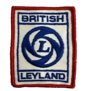 Vintage New Stock British Leyland Embroidered Patch Emblem 2x2.5 - Picture 1 of 2