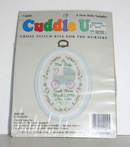 Kit de punto de cruz Cuddle Ups para guardería #14009 Un bebé nuevo SELLADO - Imagen 1 de 3