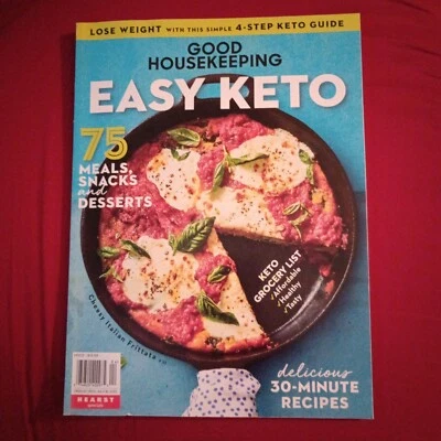 Good Housekeeping "Easy Keto" Magazine, 75 Meals, Snacks & Desserts, 2022, LNC - Image 1 of 4