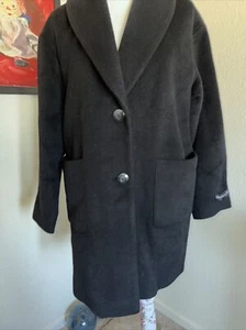 Derek Lam 10 Crosby Damen 2 Knopf Wollmantel schwarz Gr. S - Bild 1 von 7
