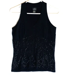 INC International Concepts schwarze ärmellose Damenbluse Größe Medium - Bild 1 von 10