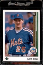 1989 Upper Deck #739 Keith Miller New York Mets - Nice Card!