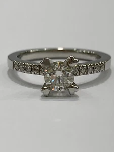 18ct 18k White Gold Brilliant Cut Diamond Engagement Ring TDW 0.60ct. Brand New - Picture 1 of 11