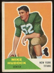 1960 Fleer #23 Mike Hudock New York Titans - Rookie Card - Picture 1 of 2