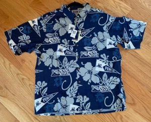 Neu mit Etikett Reyn Spooner Sport Penn State Lions Hawaiihemd XL Football marineblau klassisch - Bild 1 von 10